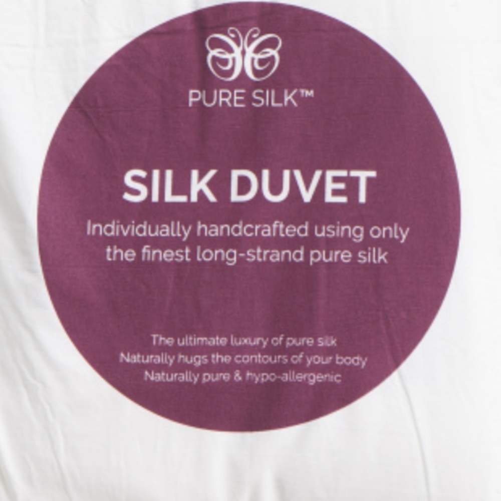 Silk Filled Cotton Duvet from PURE SILK